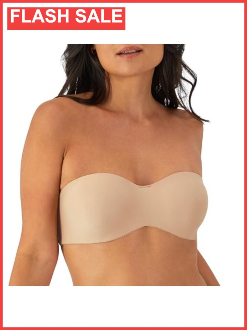 Strapless Minimizer Bra Seamless Underwire Convertible